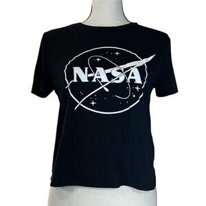 Divided NASA Short Sleeve Shirt Black